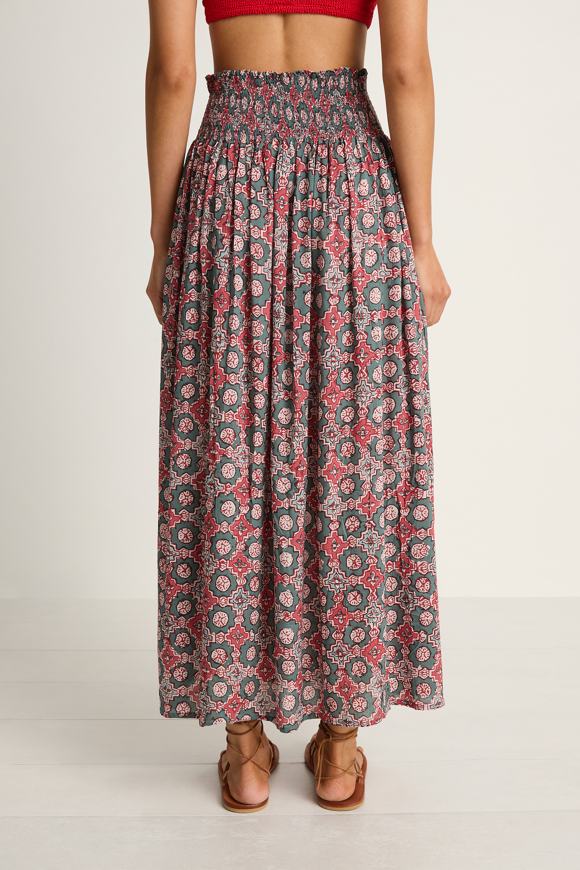 Natalie Martin Bella Skirt - Spanish Tile Jade