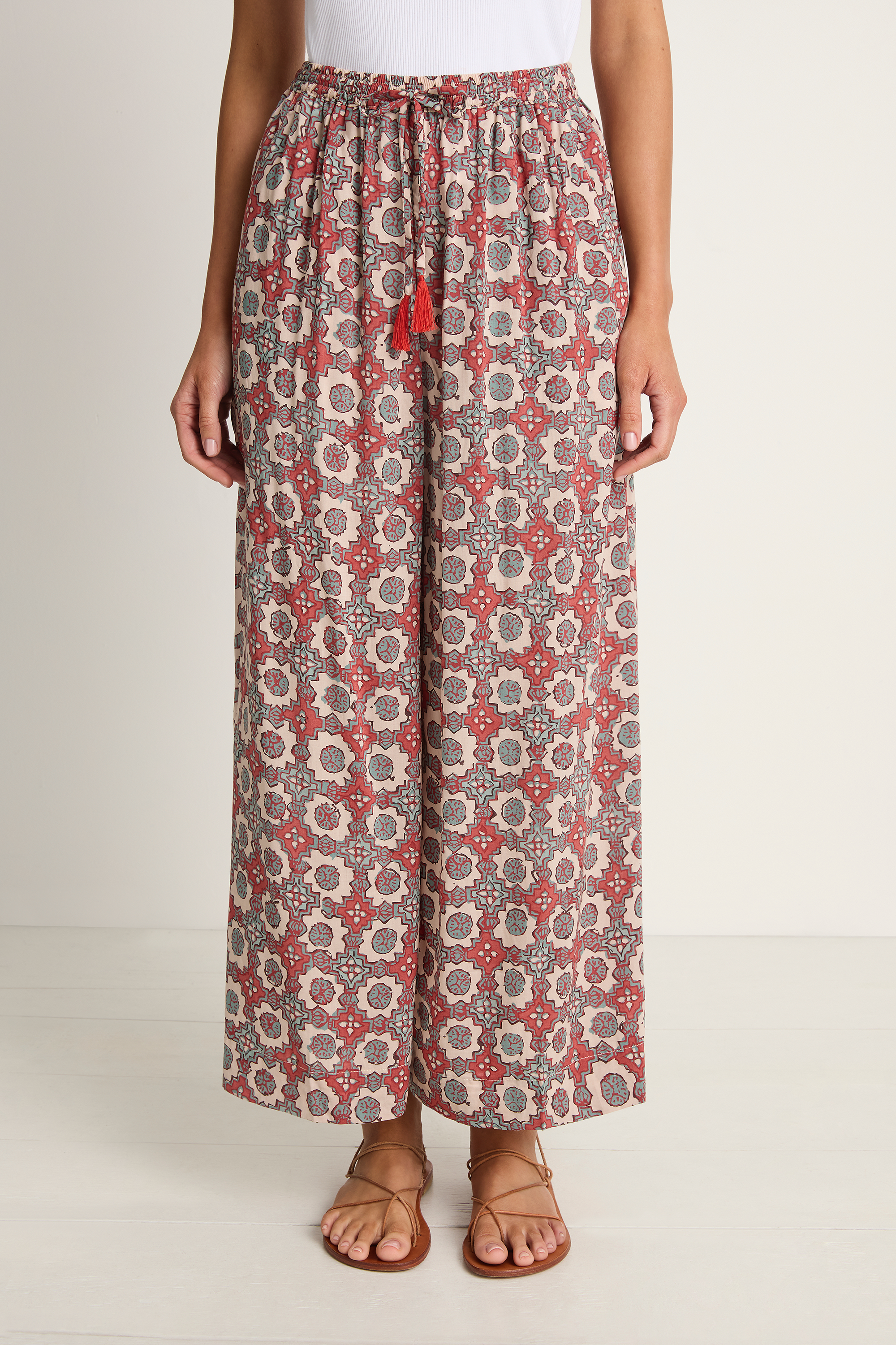 Natalie Martin Lauren Pant - Spanish Tile Almond