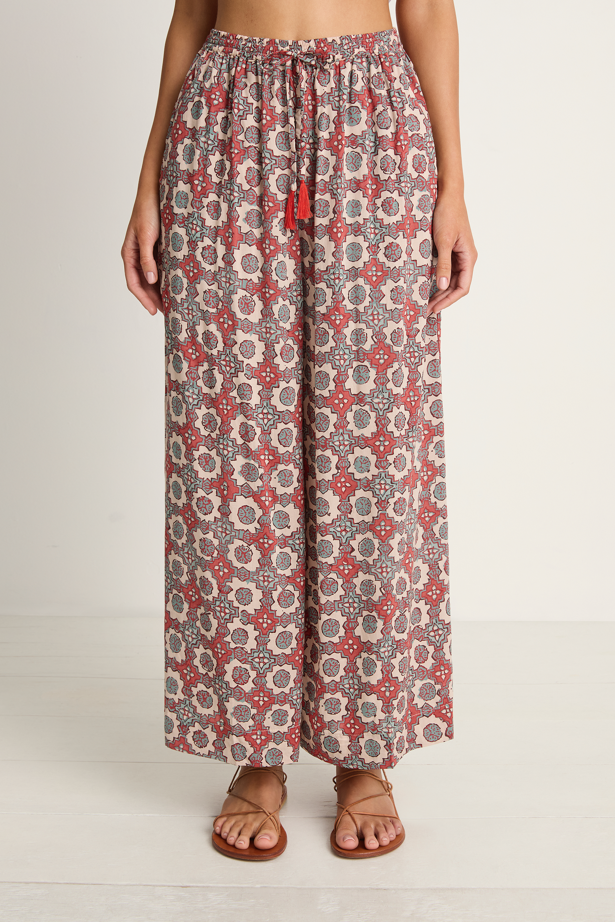 Natalie Martin Lauren Pant - Spanish Tile Almond