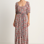 Natalie Martin Vivi Dress With Contrasting Belt - Spanish Tile Almond