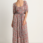 Natalie Martin Vivi Dress With Contrasting Belt - Spanish Tile Almond