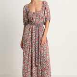Natalie Martin Vivi Dress With Contrasting Belt - Spanish Tile Almond