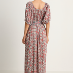 Natalie Martin Vivi Dress With Contrasting Belt - Spanish Tile Almond