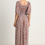 Natalie Martin Vivi Dress With Contrasting Belt - Spanish Tile Almond