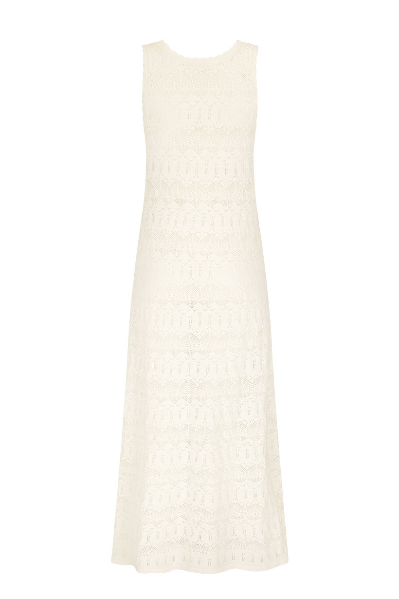 SPELL Siesta Maxi Dress - White Sand