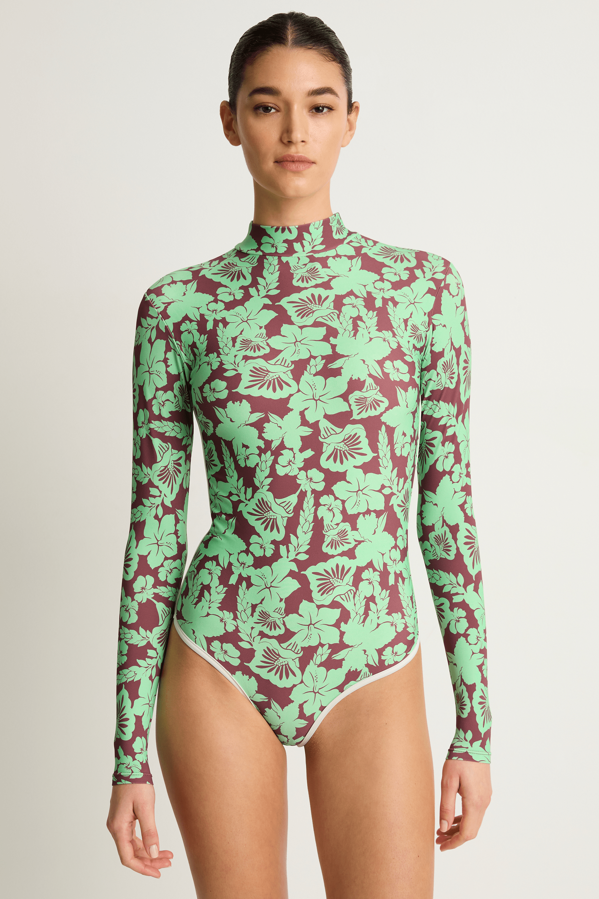 ACACIA Ehukai Piped Body Suit Piha Soleil Blue