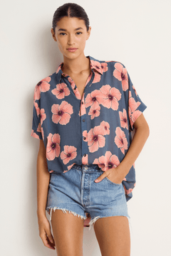 ACACIA Mombasa Top - Hibiscus