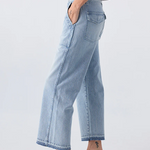 AMO Denim Easy Army Slouch Crop - Enjoy