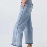 AMO Denim Easy Army Slouch Crop - Enjoy