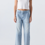 AMO Denim Easy Army Slouch Crop - Enjoy