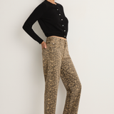 AMO Denim Billie Jeans - Leopard