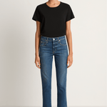 AMO Denim Classic tee in black
