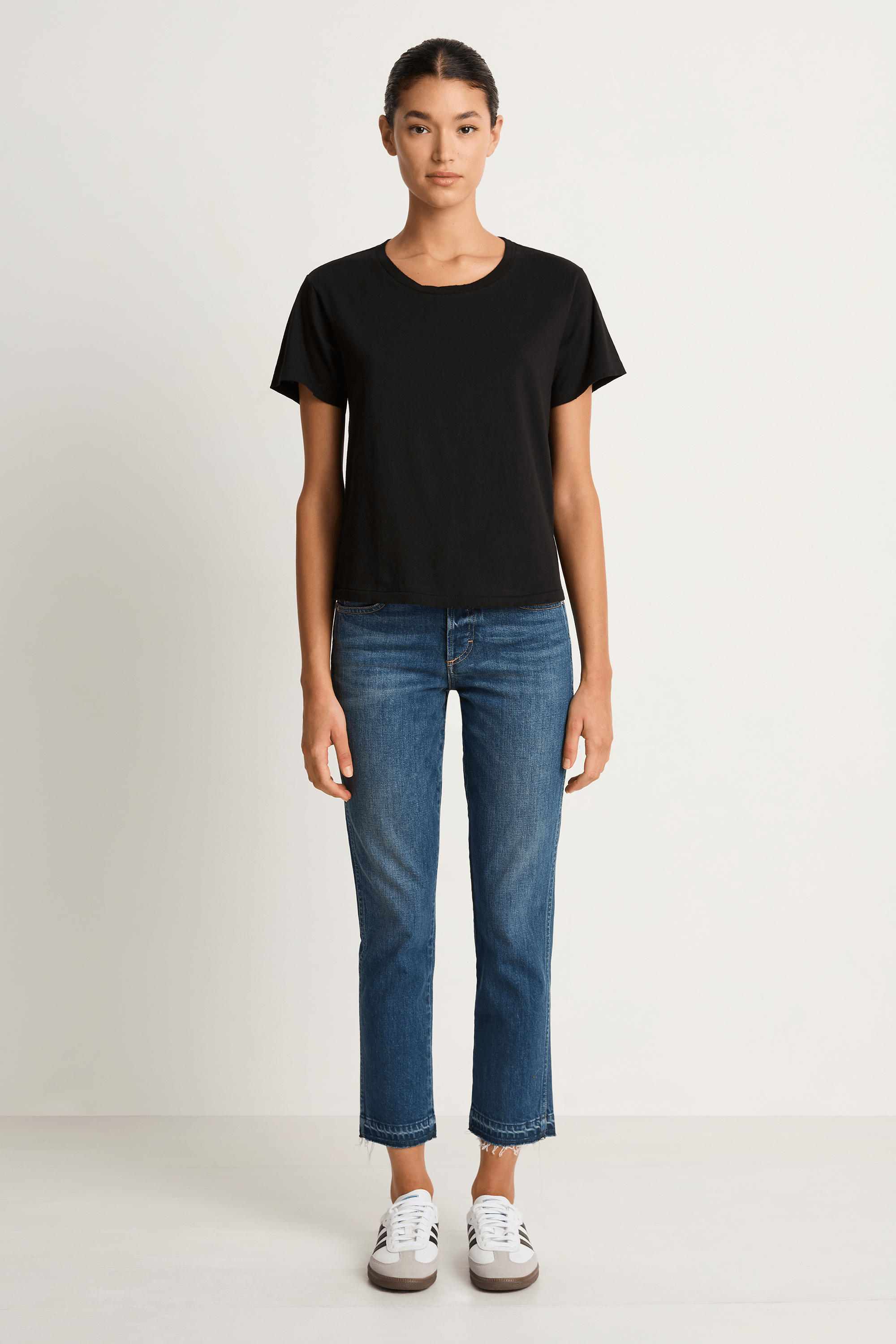 AMO Denim Classic tee in black