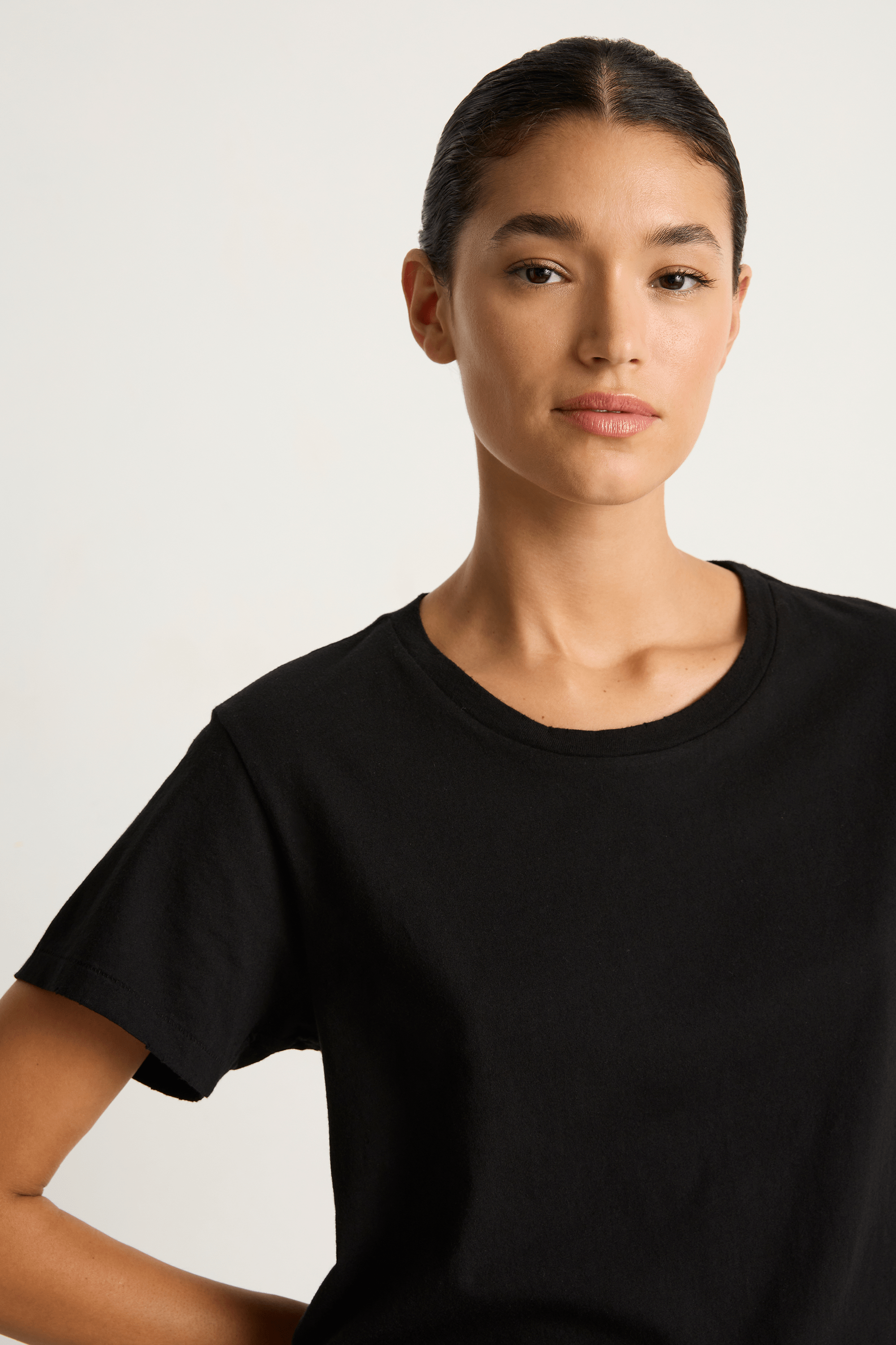 AMO Denim Classic tee in black
