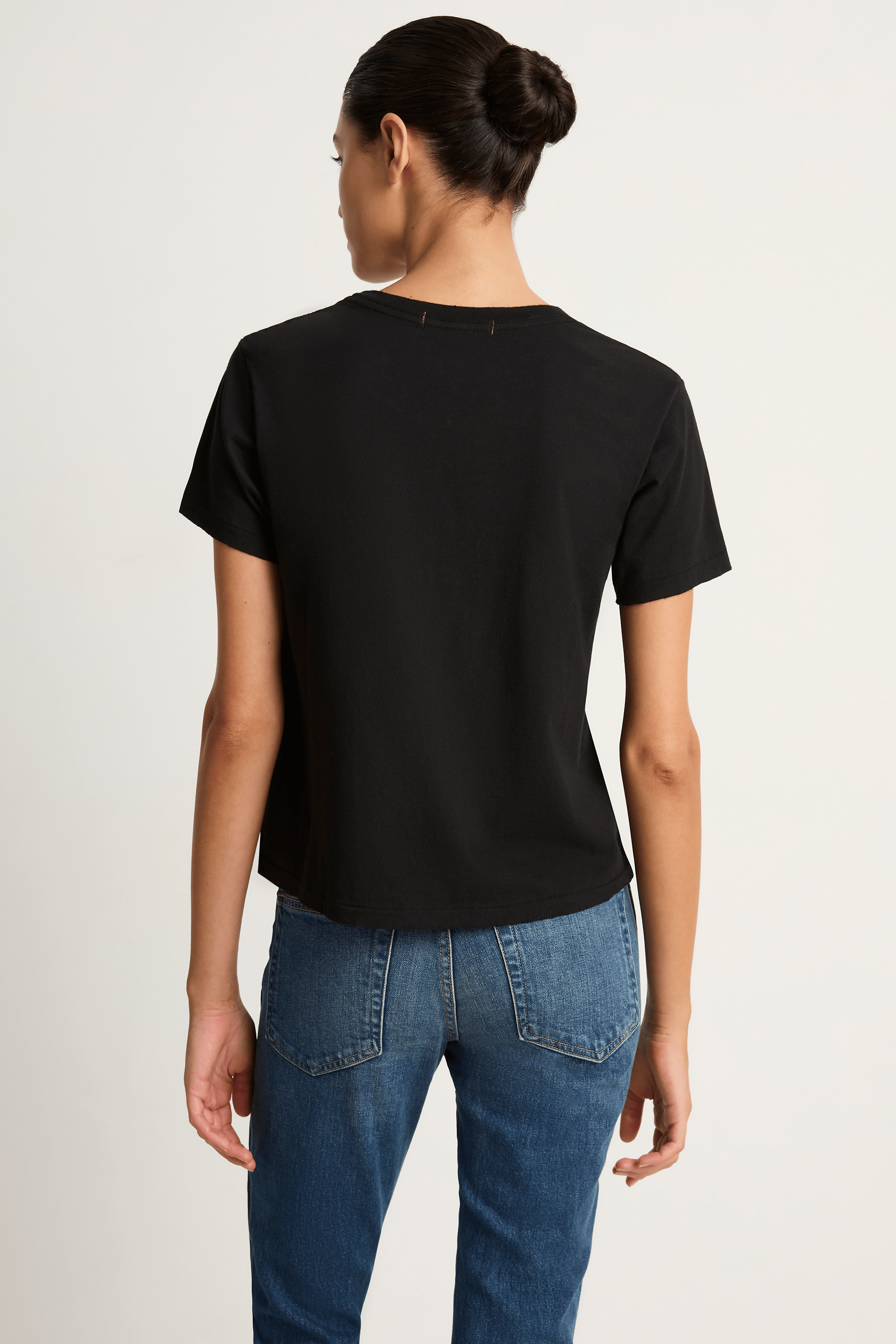 AMO Denim Classic tee in black