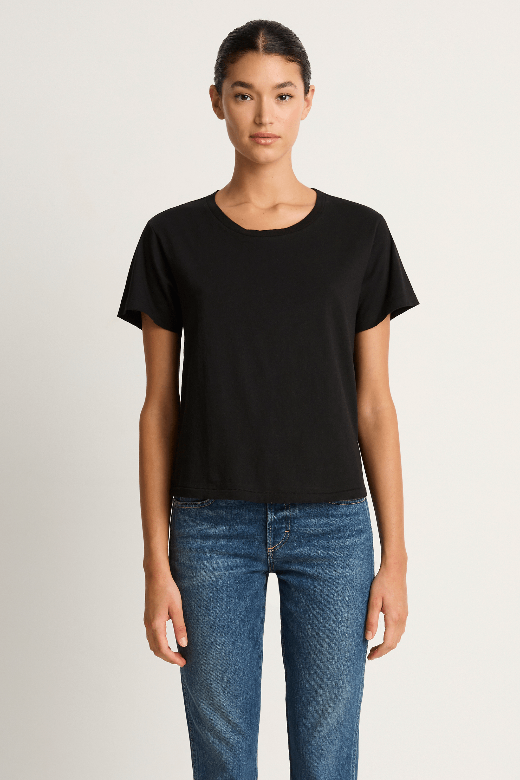 AMO Denim Classic tee in black