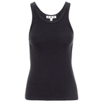 AMO Denim Long Rib Tank - Vintage Black