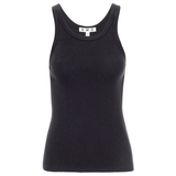 AMO Denim Long Rib Tank - Vintage Black