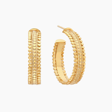 Anna Beck Amber Hoops - Gold