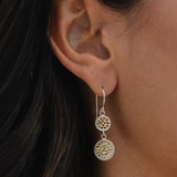 Anna Beck Clarity Earrings - Gold