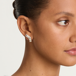 Annika Inez Petite Cravat Studs - Silver