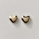 Annika Inez Voluptuous heart hearring, small gold