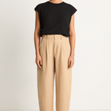 Apiece Apart Bari Crop Trouser - Desert