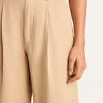 Apiece Apart Bari Crop Trouser - Desert