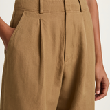 Apiece Apart Bari Crop Trouser - Oak
