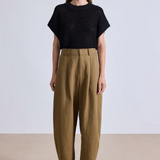 Apiece Apart Bari Crop Trouser - Toffee