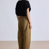 Apiece Apart Bari Crop Trouser - Toffee