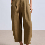 Apiece Apart Bari Crop Trouser - Toffee