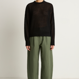 Apiece Apart Softest Tissue Weight Sweater - Black