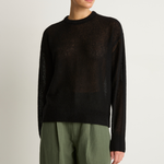 Apiece Apart Softest Tissue Weight Sweater - Black