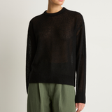 Apiece Apart Softest Tissue Weight Sweater - Black
