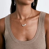 Chan Luu Anini Pearl Necklace Gold