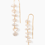 Chan Luu Anini Thread Thru Earrings Gold