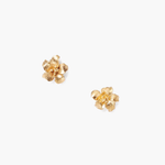 Chan Luu Gold Hibiscus Stud Earrings