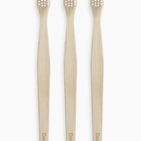 Davids Premium bamboo toothbrush adult soft 3 pack