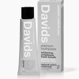 Davids Premium Toothpaste Charcoal & Peppermint 1.75 oz