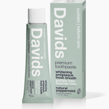 Davids Travel Size Premium Toothpaste Peppermint 1.75 oz