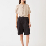 Demylee Amy Cotton Cardigan - Pearl Barley
