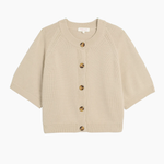 Demylee Amy Cotton Cardigan - Pearl Barley