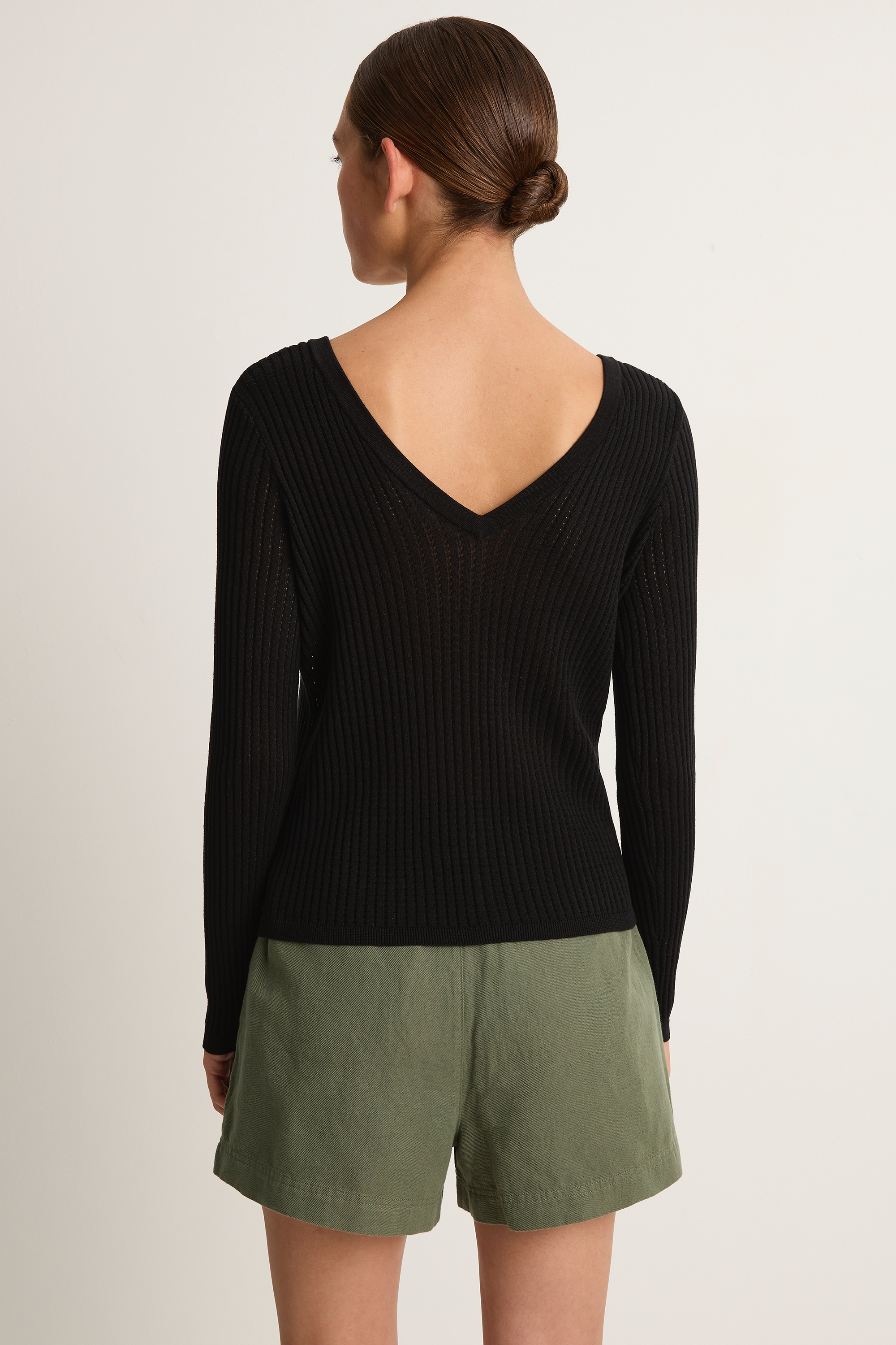 Demylee Frida Cotton Cardigan - Black
