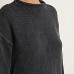 Demylee Lamis Cotton Sweater - Black