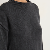 Demylee Lamis Cotton Sweater - Black