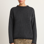 Demylee Lamis Cotton Sweater - Black