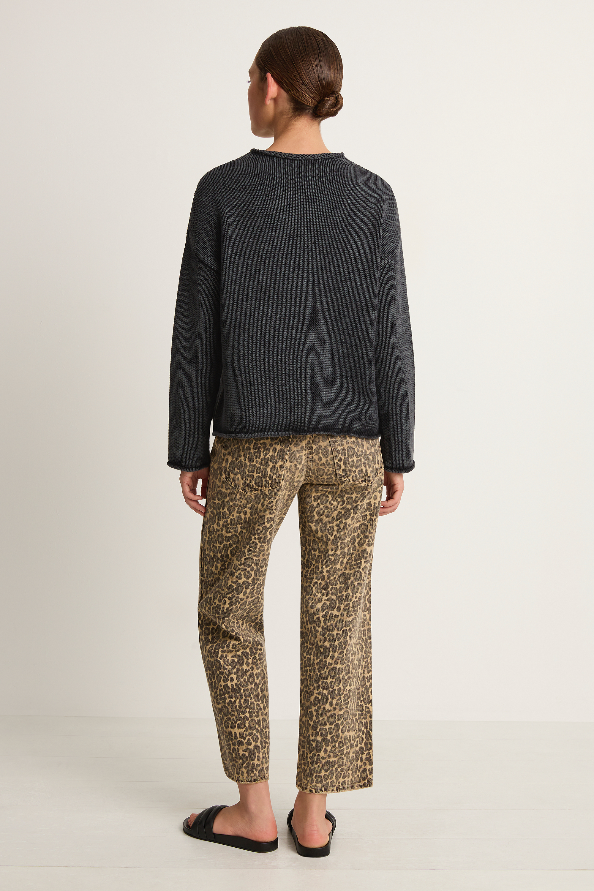 Demylee Lamis Cotton Sweater - Black