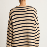 Demylee Lamis Stripe Sweater - Natural Navy