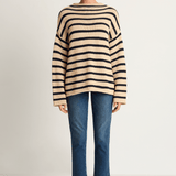 Demylee Lamis Stripe Sweater - Natural Navy